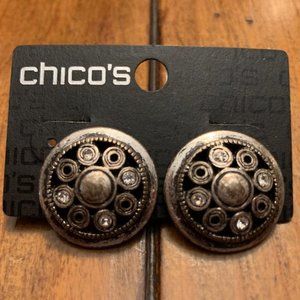 BRAND NEW PAIR OF CHICO'S POST BACK EARRINGS